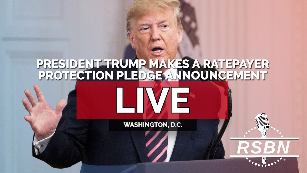 LIVE REPLAY: President Trump Makes an Announcement on&nbsp; the Ratepayer Protection Pledge - 07/23/26