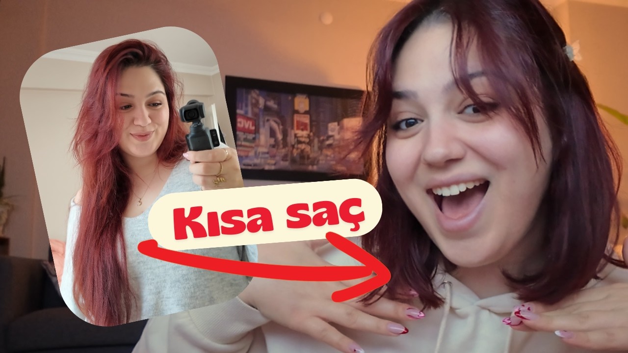 Saçlarımı kısa kestiriyorum! | Değişim Videosu