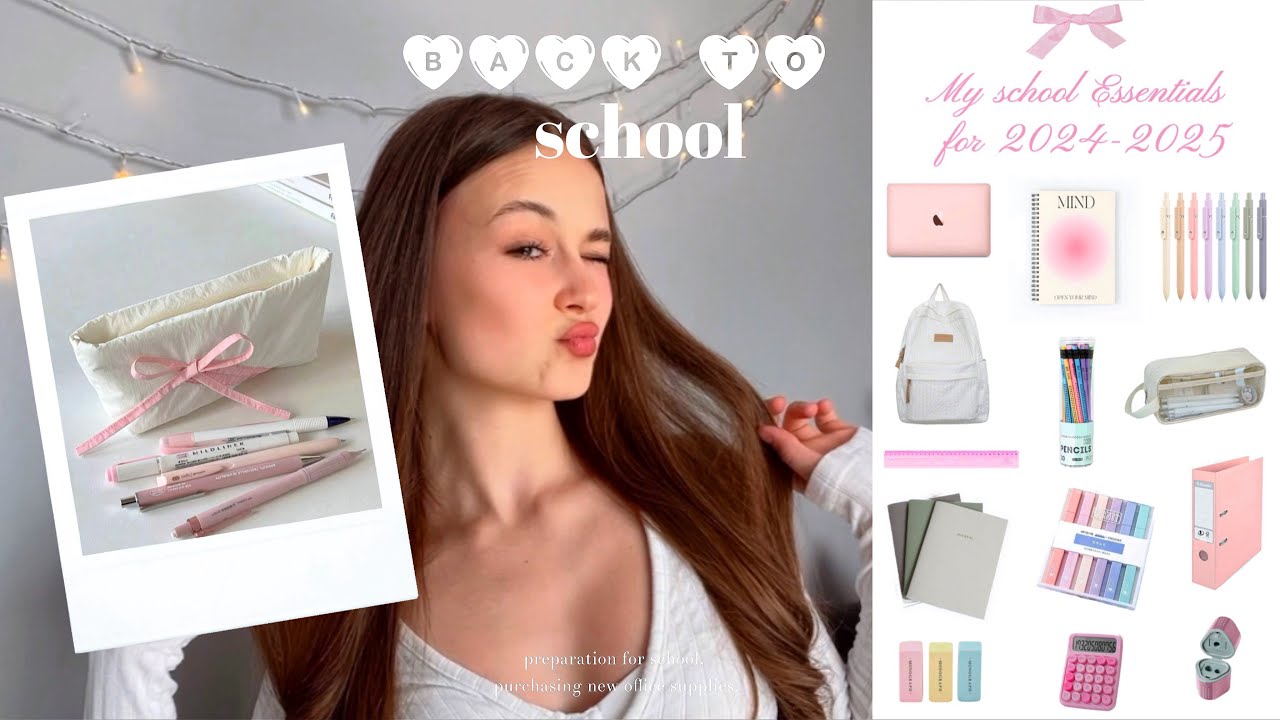 BACK TO SCHOOL 📁🖇️ | покупки к школе | 🎀 Новая канцелярия | 📚 бэк ту скул 2024-2025