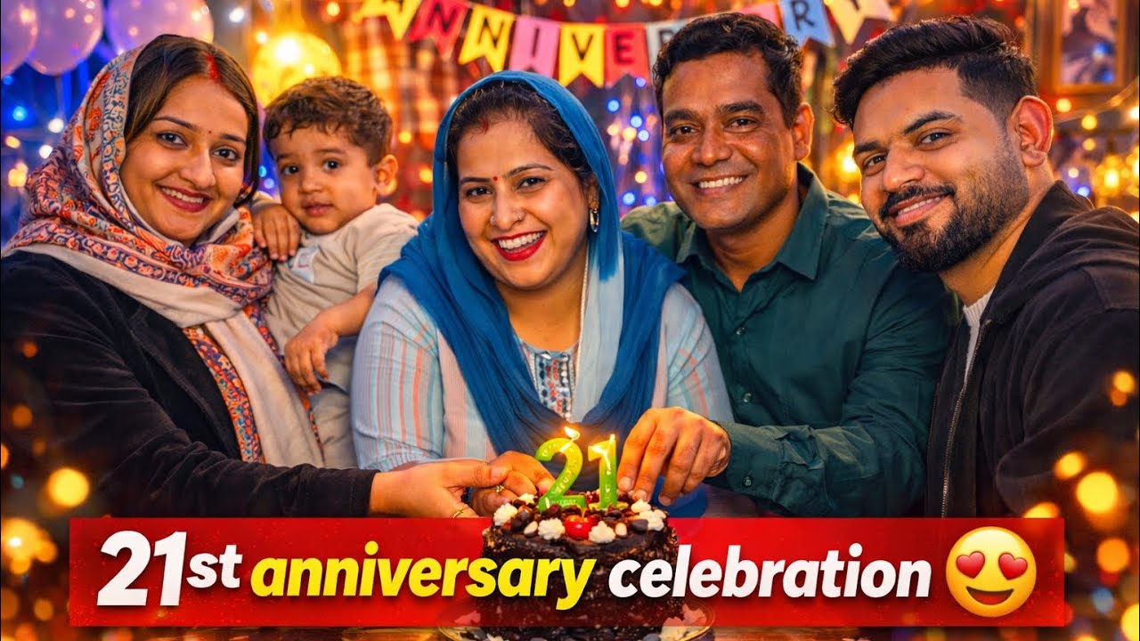 Anniversary Celebration 21st | Ladki Ne Lagai Chalang🥲 | Mrandmrsgautam #vlog 