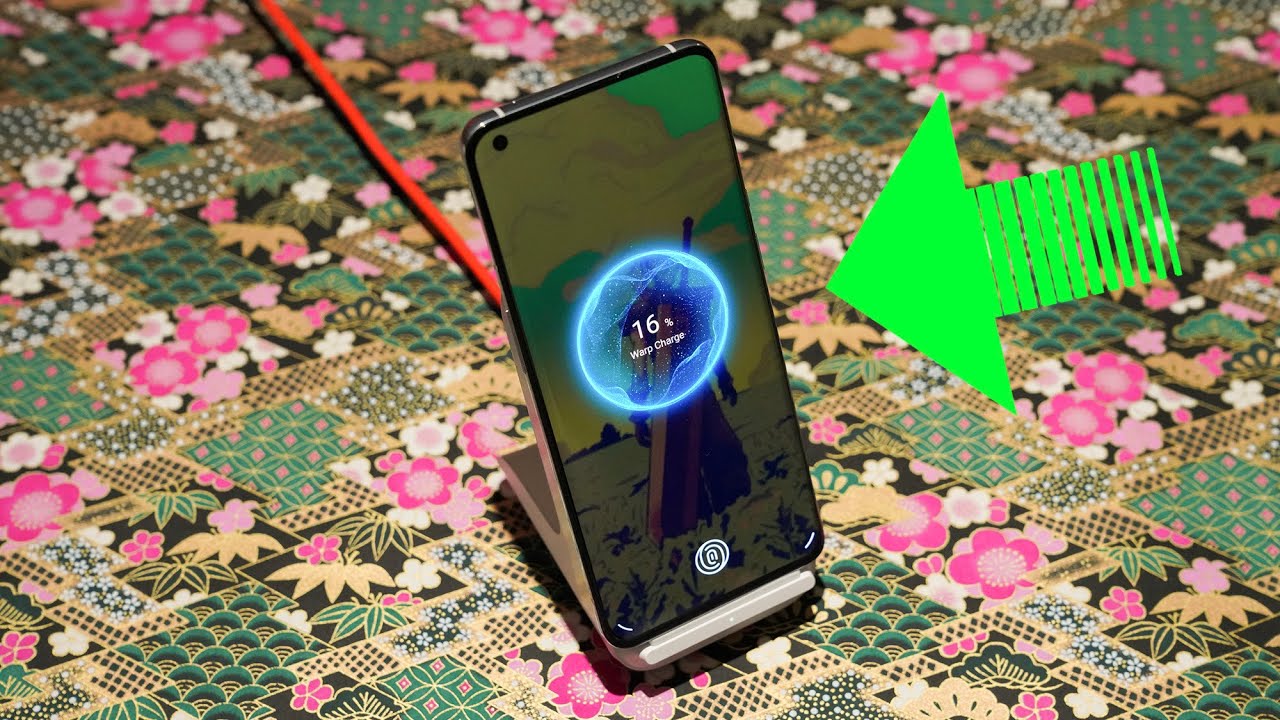 OnePlus 9 Pro fast wireless charging in portrait AND landscape with Warp Charge 50 (50W)