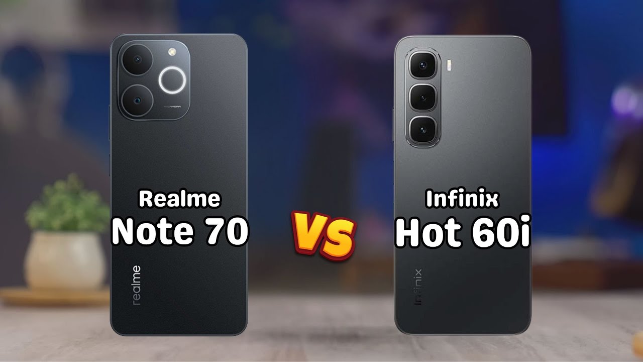 Realme Note 70 vs Infinix Hot 60i