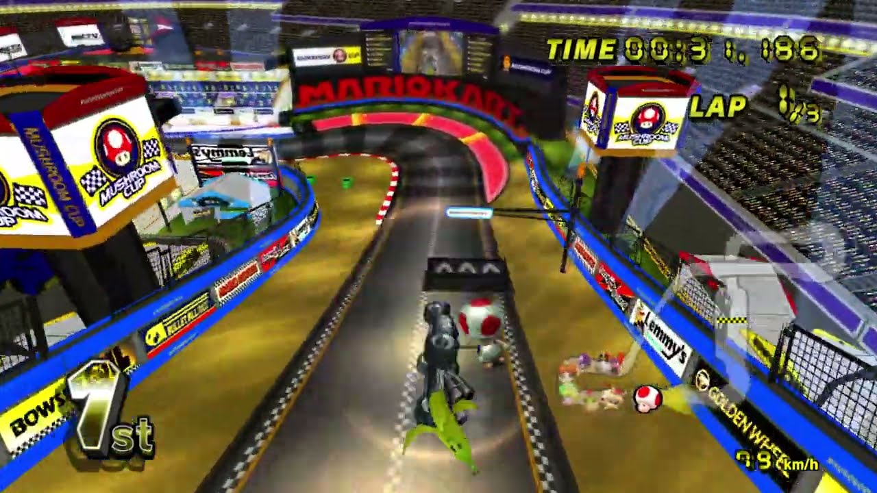 Mario Kart Wii (Faraphel) Custom Tracks - 150cc (1 Player) #01 with Toad