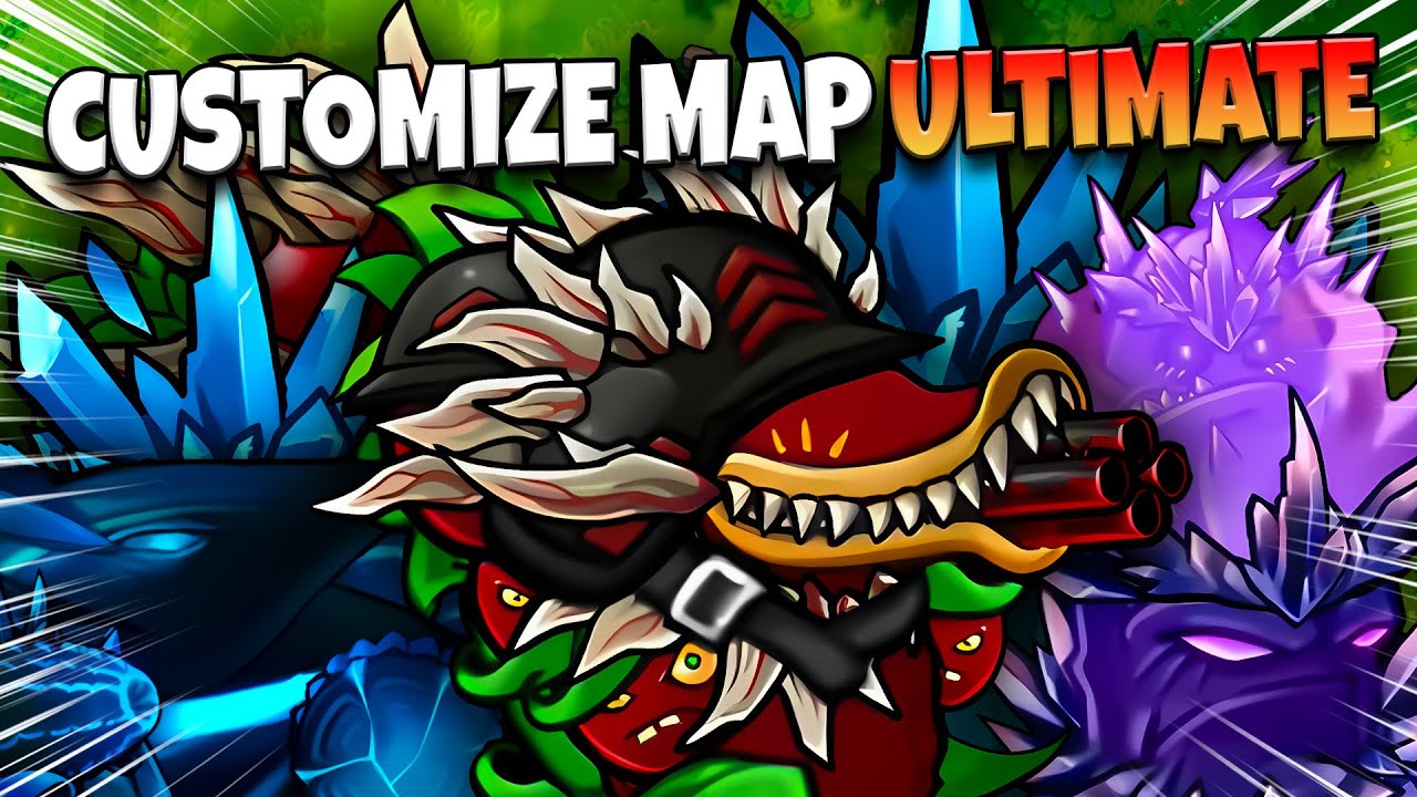 Plants vs Zombies RH FUSION - CUSTOMIZE MAP ULTIMATE COMBO PLANTS