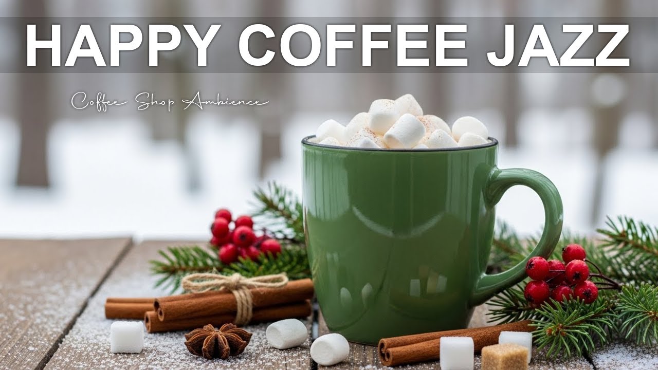 Happy Coffee Jazz ☕ Bossa Nova Instrumental and Relaxing Jazz Cafe Music for Studying.