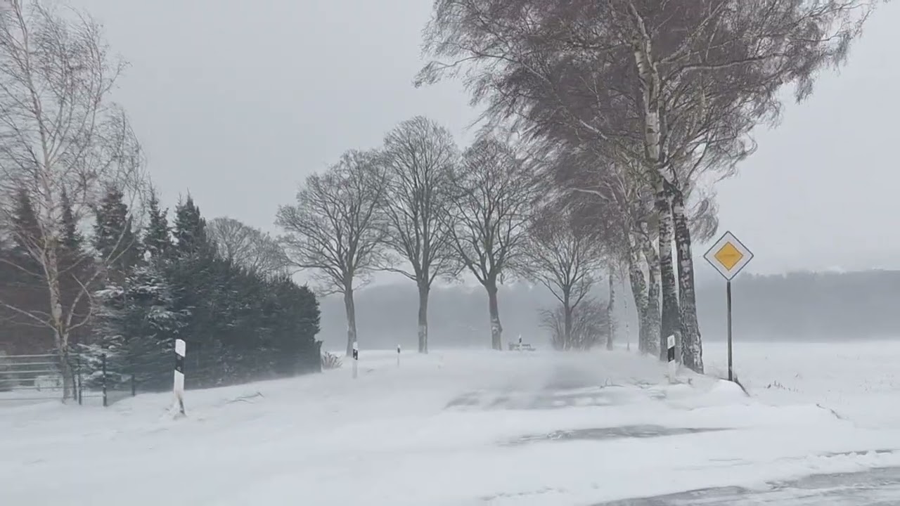 Schneesturm Chaos Niedersachsen 09.01.2026 