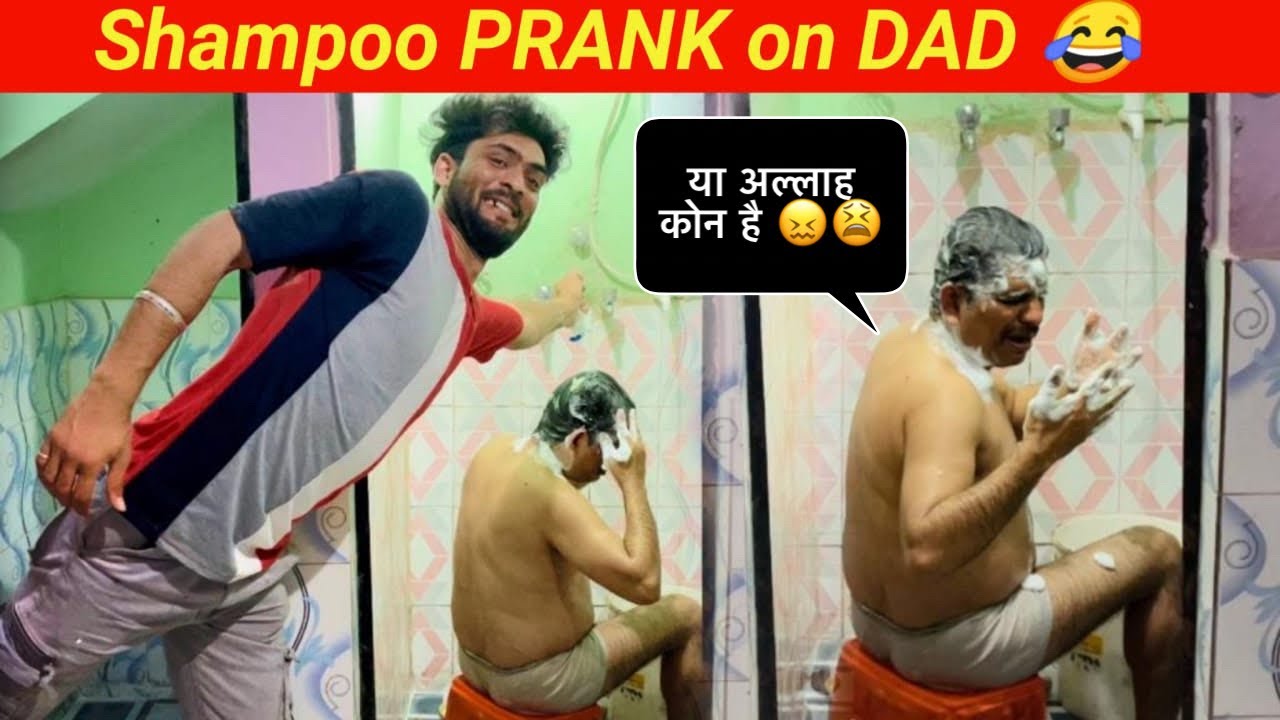 Shampoo Prank on My Angry Dad 😂😂 gone extremely funny |. @Tabish Diaries