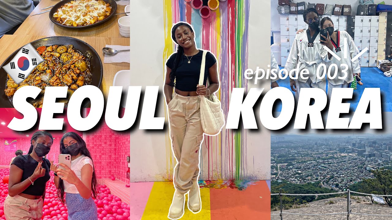 BLACK GIRL IN KOREA VLOG 2022 🇰🇷: (CRAZY night in Hongdae) | Taekwondo lesson, DMZ visit, Seoul hike