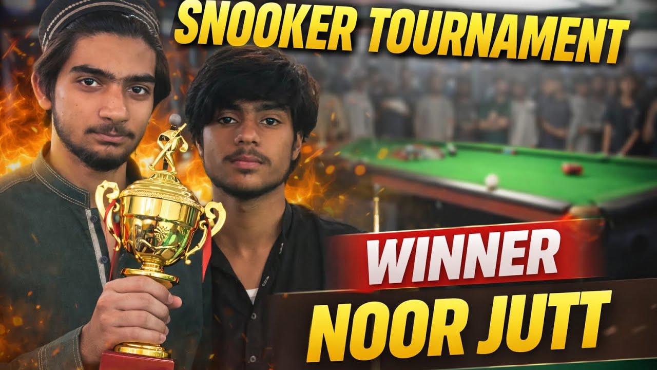 Snooker tournament #winner Noor jutt #needsupport #subscribe My #channel 