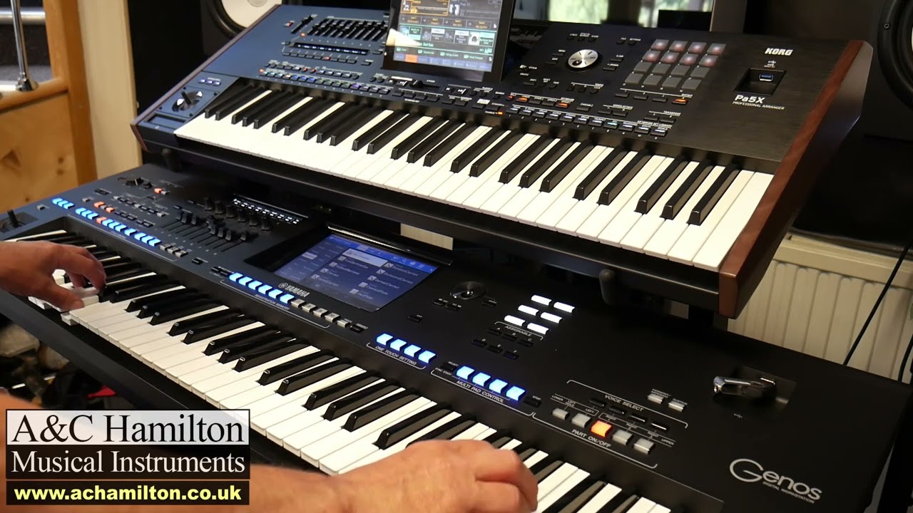 Сравнение звуков и стилей Yamaha Genos и Korg PA5X