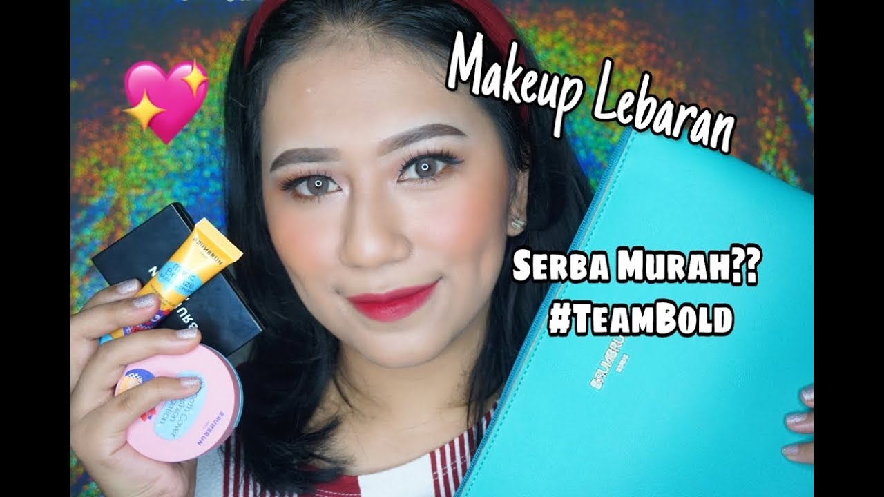 MAKEUP LEBARAN SERBA MURAH - BRUN BRUN PARIS ONE BRAND TUTORIAL