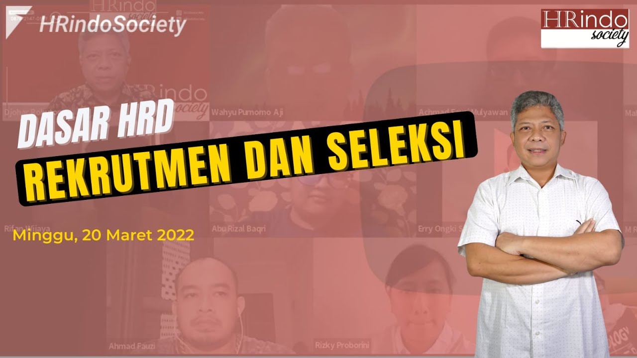 Online Training | DASAR HRD: REKRUTMEN DAN SELEKSI