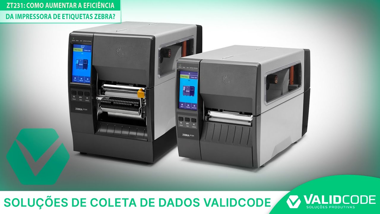 ZT231: Como aumentar a eficiência da impressora de etiquetas Zebra?