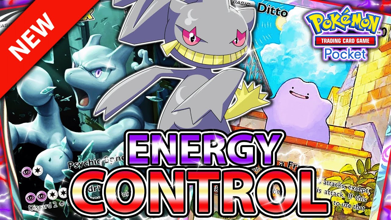 Дитто управляет Банеттой, так что Мьюту может убить с одного удара! | Pokemon TCG Pocket