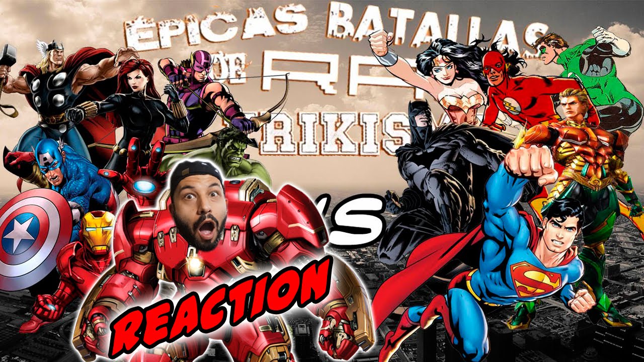 Vengadores vs Liga de la Justicia. Épicas Batallas de Rap del Frikismo | Keyblade | Video Reaccion