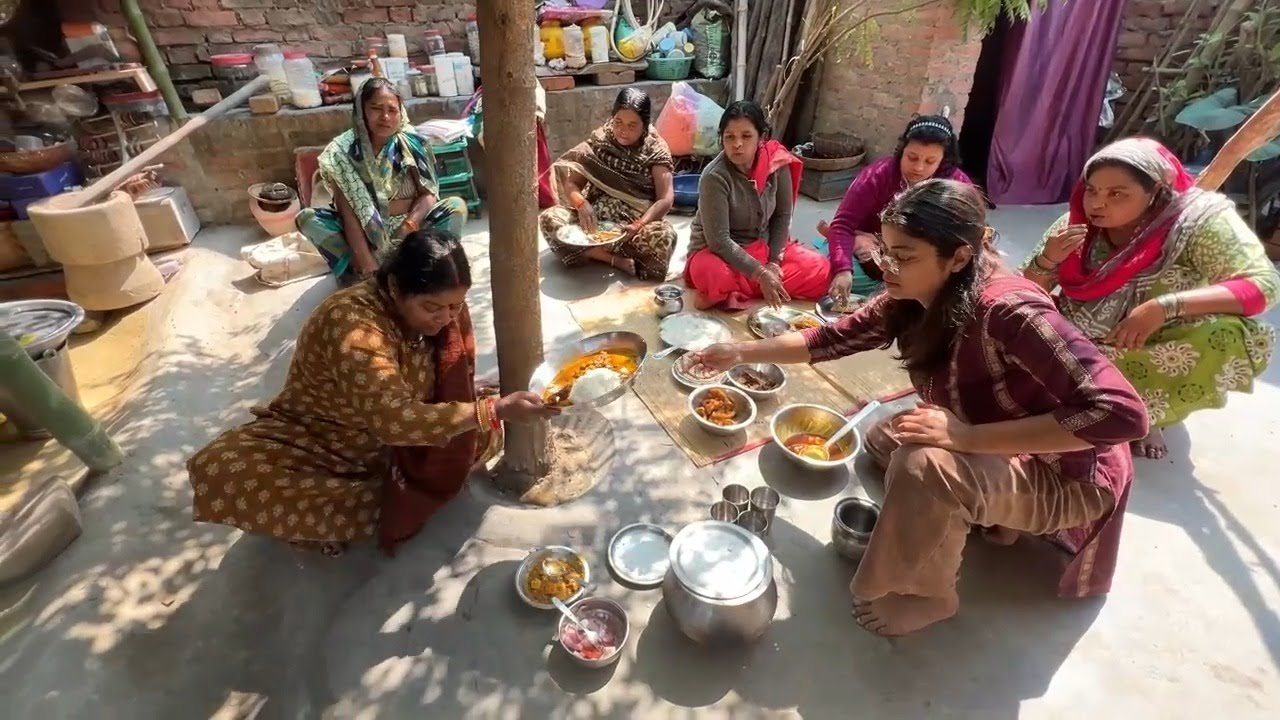 पूरे परिवार के साथ मिलकर बनाया मछली भात😊 नन्द भाभी खाकर खुश हो गई