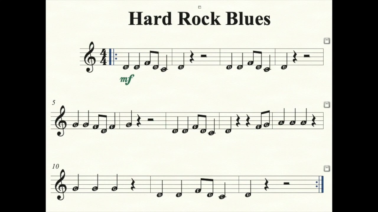 Hard Rock Blues TRUMPET