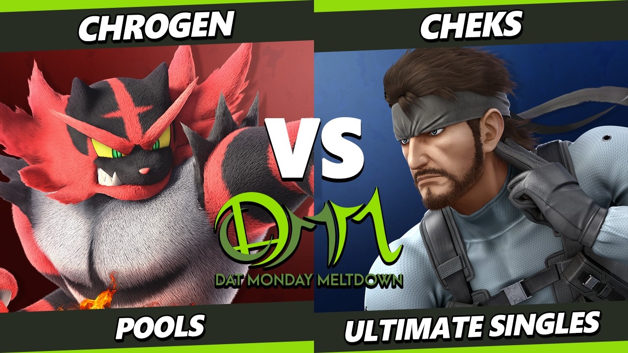 DAT MM 371 - Chrogen (Incineroar) Vs. Cheks (Snake) Smash Ultimate - SSBU