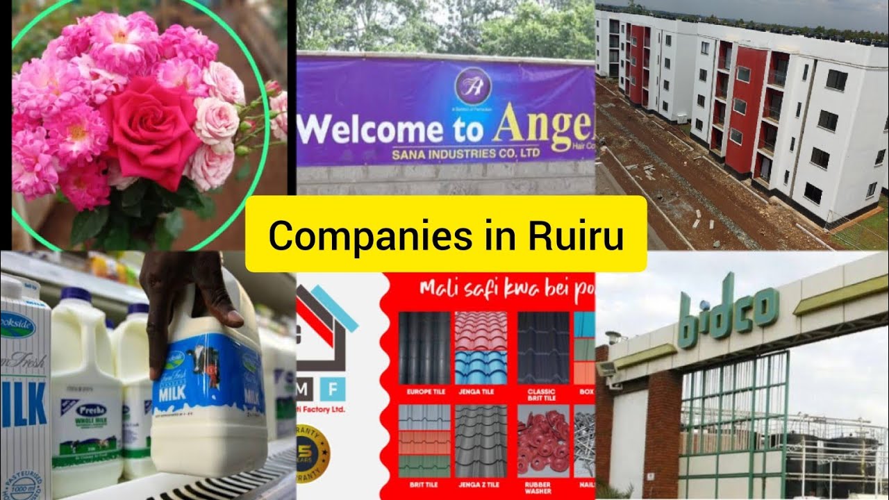 Top manufacturing companies in Ruiru,kiambu/Did you know Eastern bypass is gonna take over Ruiru?