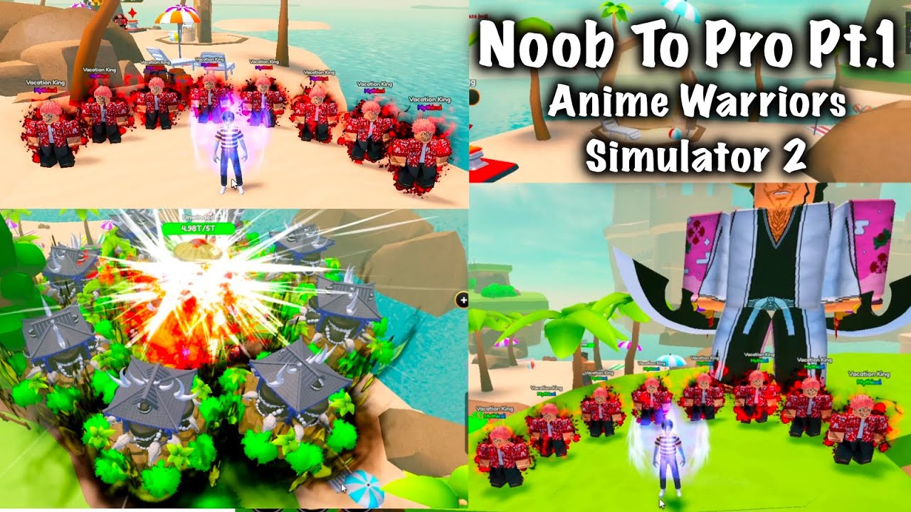 Noob To Pro Pt.1 Anime Warriors Simulator 2