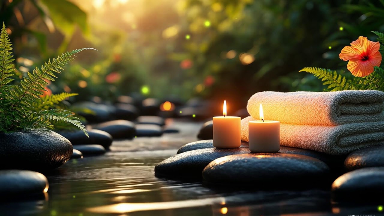 Relaxing Spa Music 🌻 Total Relaxation,Stress Release,Insomnia Cure,Healing Peaceful Water Music 13