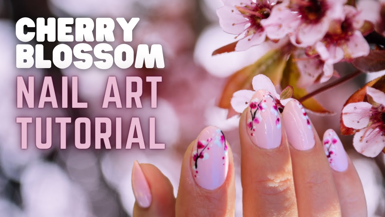 Cherry Blossom Nail Art Tutorial
