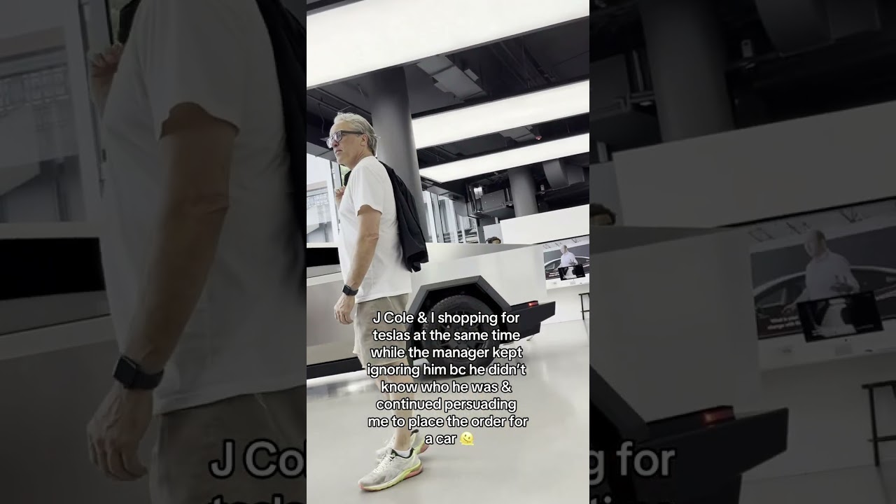 J.Cole shopping for Tesla CYBERTRUCK & GETS DENIED BY OWNER