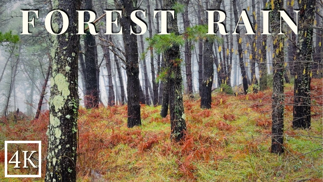 3 HOURS Forest Rain Sounds & Birds 🌧️ Sleep, Study, Relax | Deep Nature Ambience