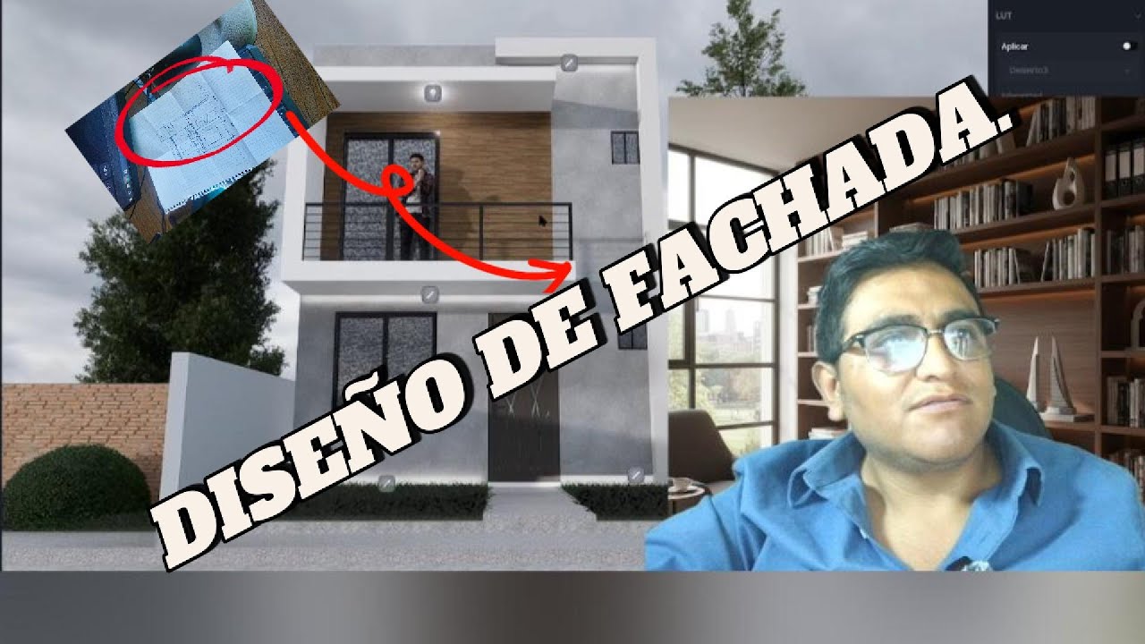Diseñando una fachada de noche | Proceso real de arquitectura