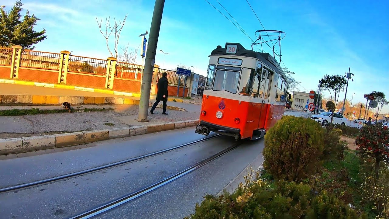 T3 Kadıköy-Moda Tram Line | Metro Istanbul 🇹🇷 [4K]
