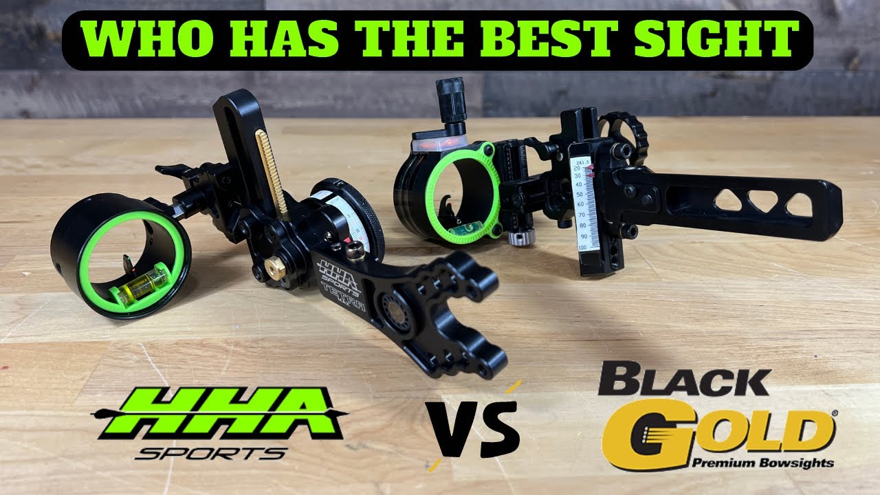BEST BOW SIGHT FOR 2023 || Black Gold Dual Trac vs. HHA Ryz
