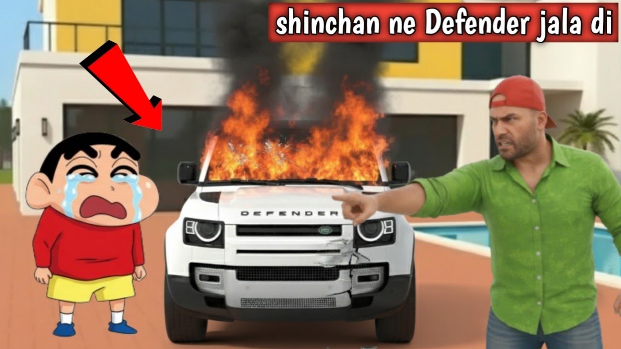 🎯SHINCHAIN NE DEFENDER JALA DI 😱😭Indian Theft Auto Simulator 🤘💥 CRO GAMERZ