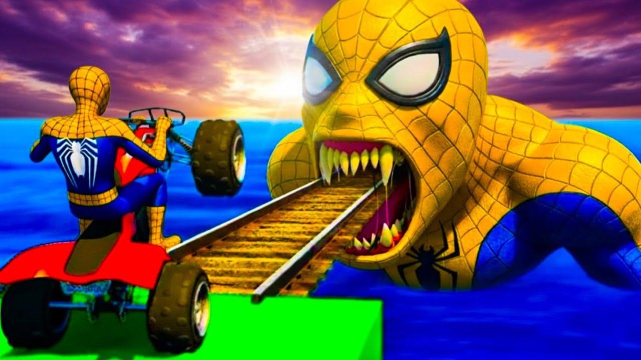 Spider-Man Rescue batman vs iron man vs venom funny Game GTA 5 superhero