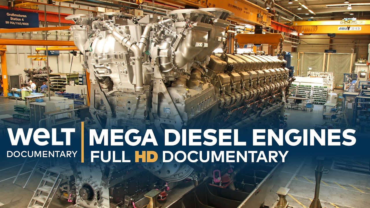 Mega Diesel Engines - How To Build A 13,600 HP Engine | Full Documentary