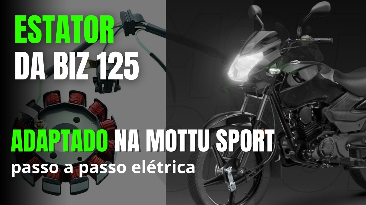 Estator da BIZ 125 na MOTTU SPORT