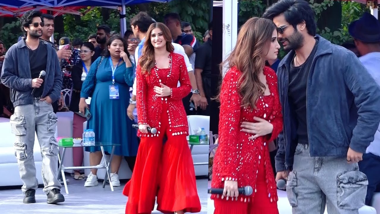 Rasha Thadani With Aaman Devgan Promoting Azaad Attend Malad Masti 🤩 | MS shorts