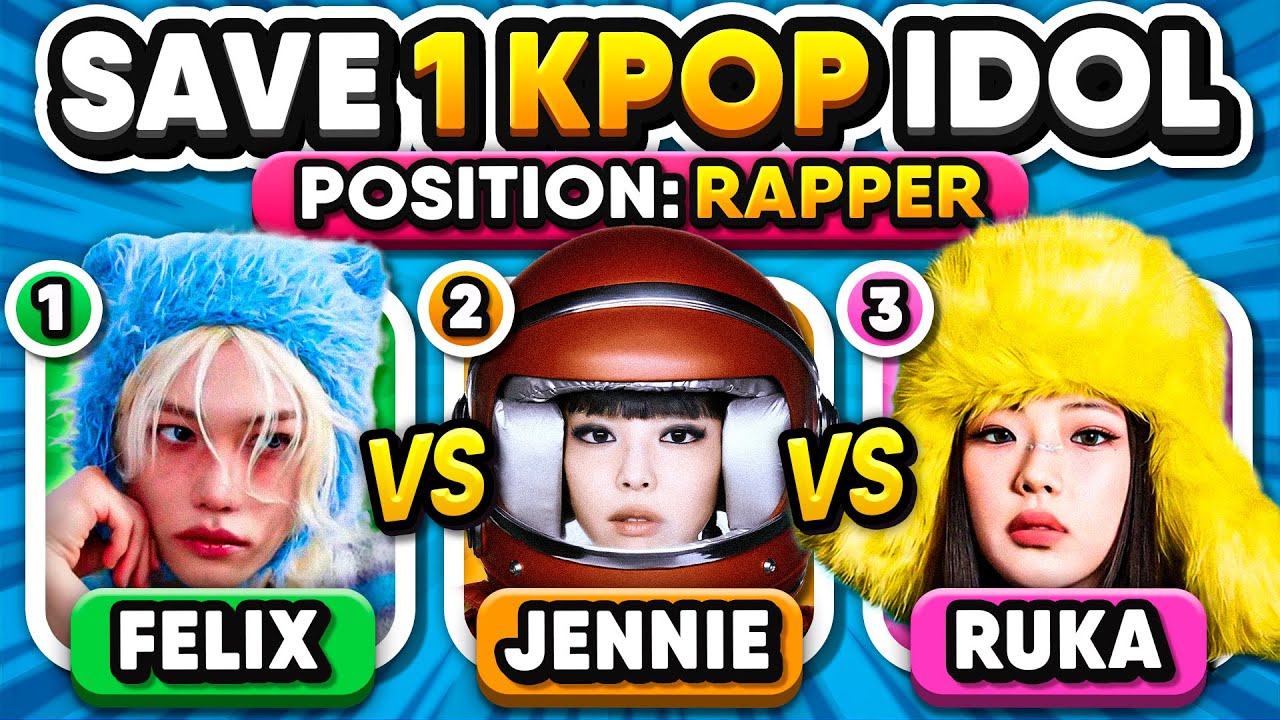 SAVE ONE KPOP IDOL - (POSITION) 🎵 Choose Your Favorite Idol ✨| Kpop Quiz Game