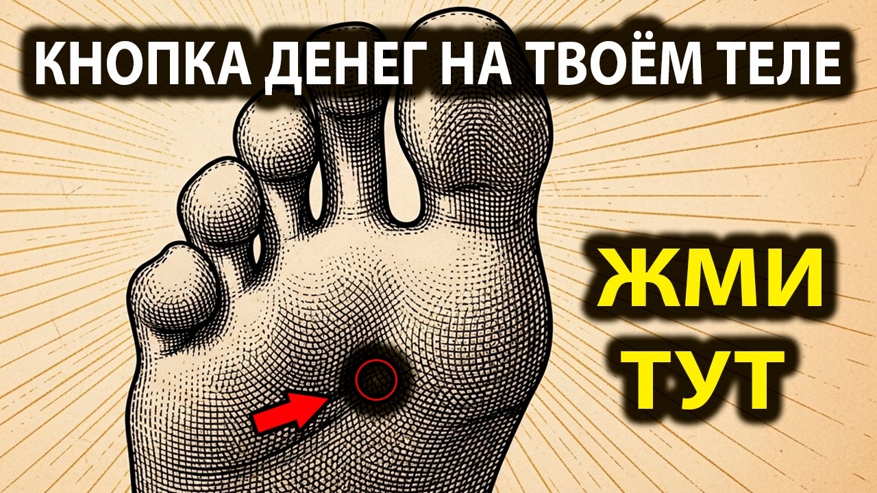 Точка богатства на стопе, о которой молчат. 3 минуты — и деньги прут