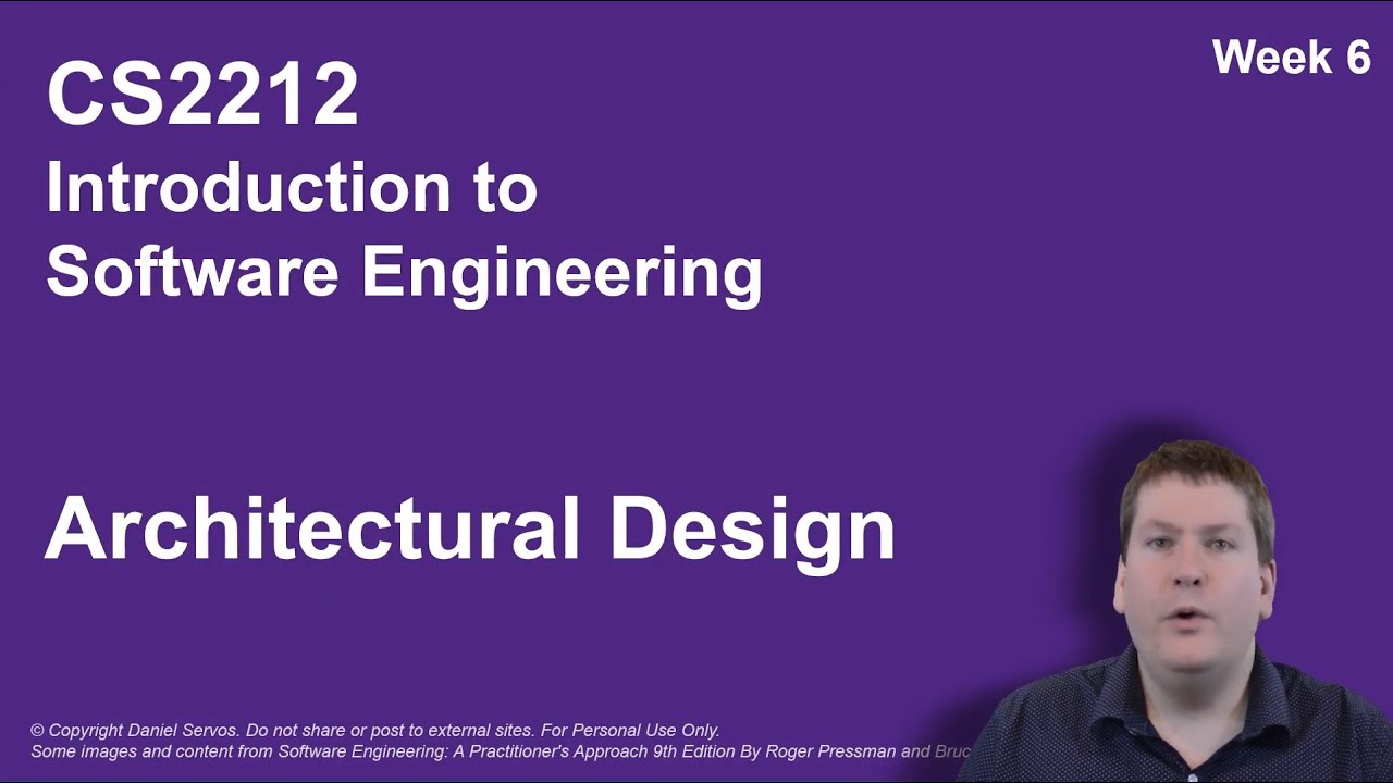 CS2212: Architectural Design