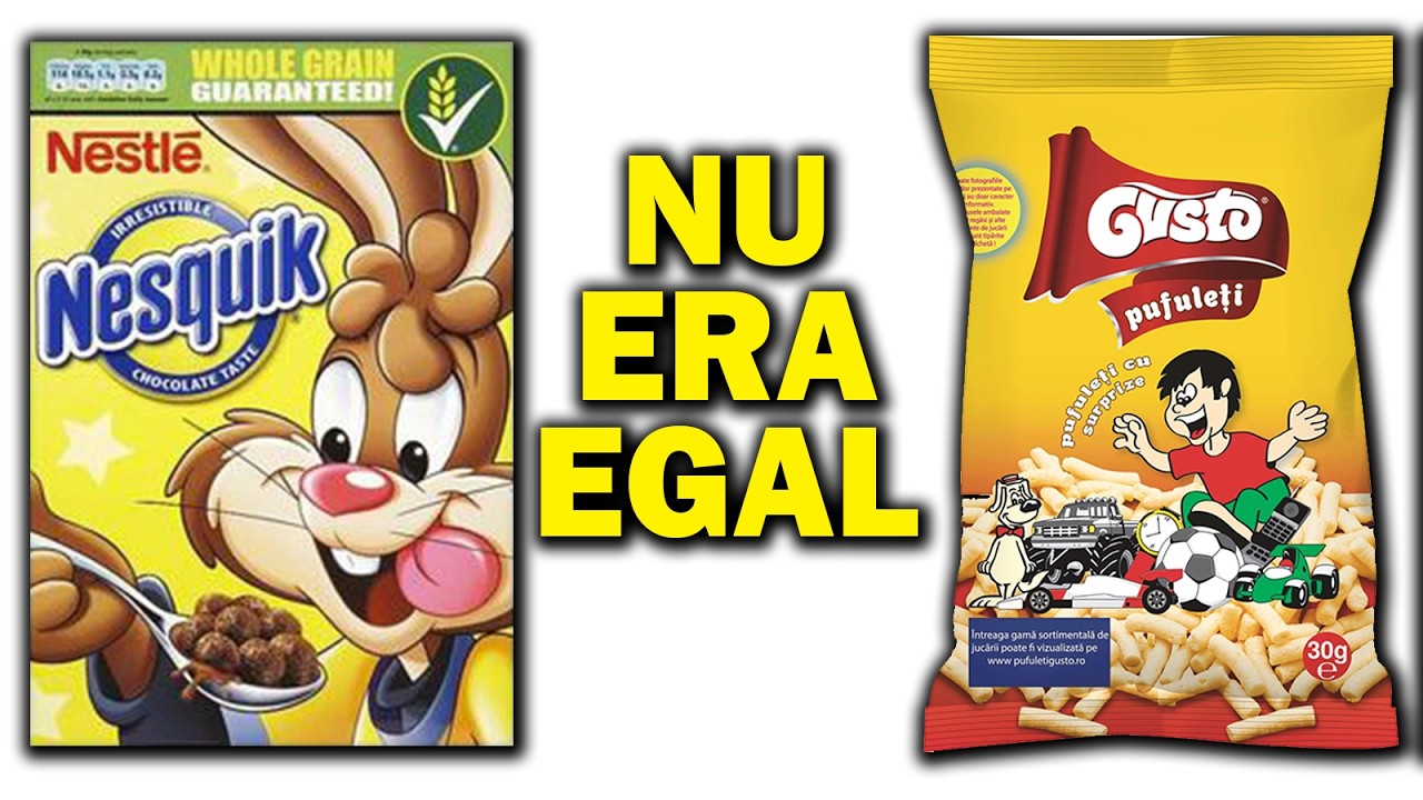 GUSTO VS NESQUIK N-A FOST O JOACA!