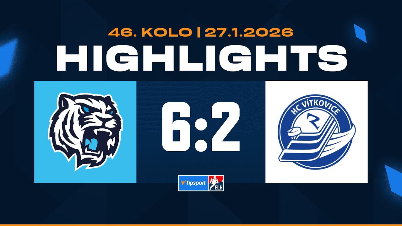 Highlights | Bílí Tygři Liberec vs. HC Vítkovice Ridera 6:2 | 27.01.2026