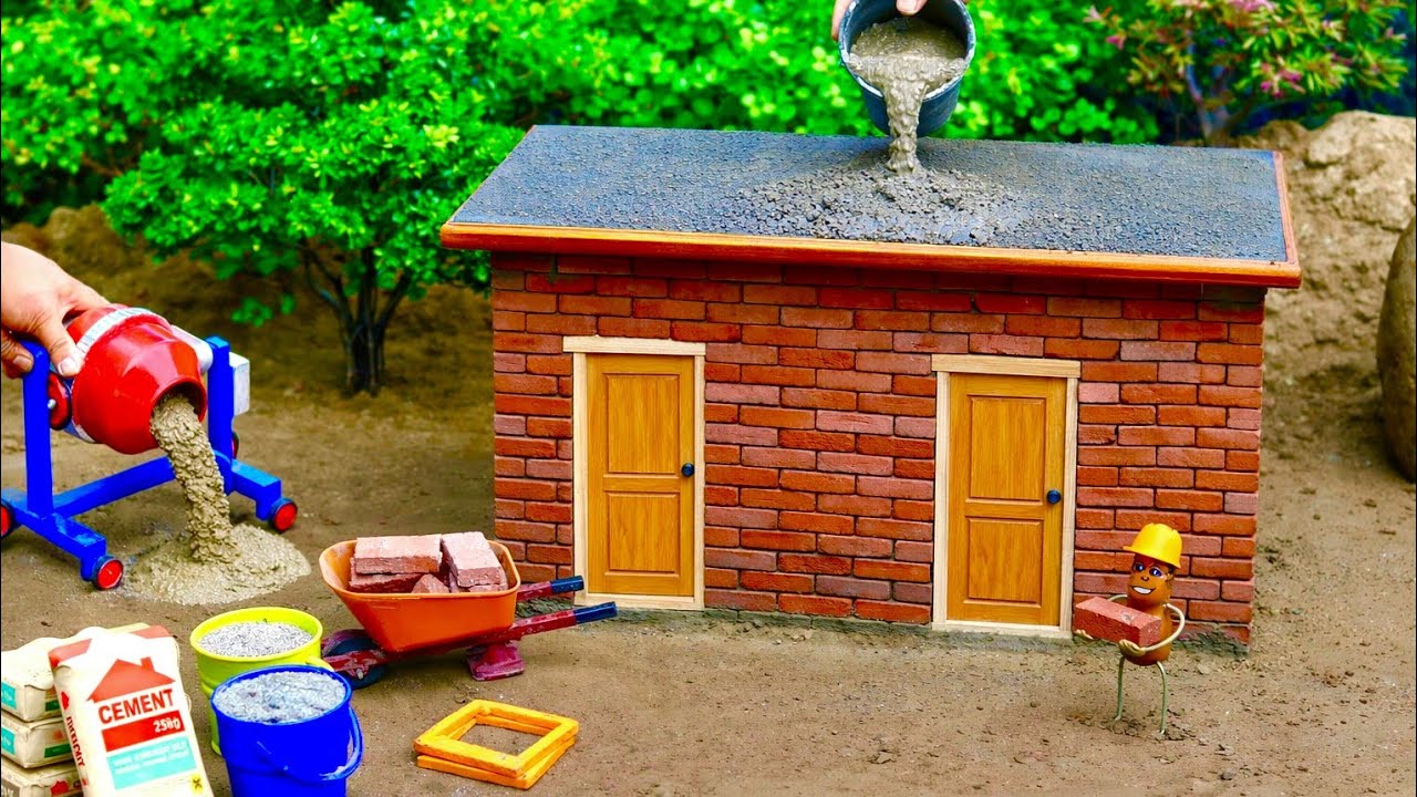 diy mini tractor house building construction science project 