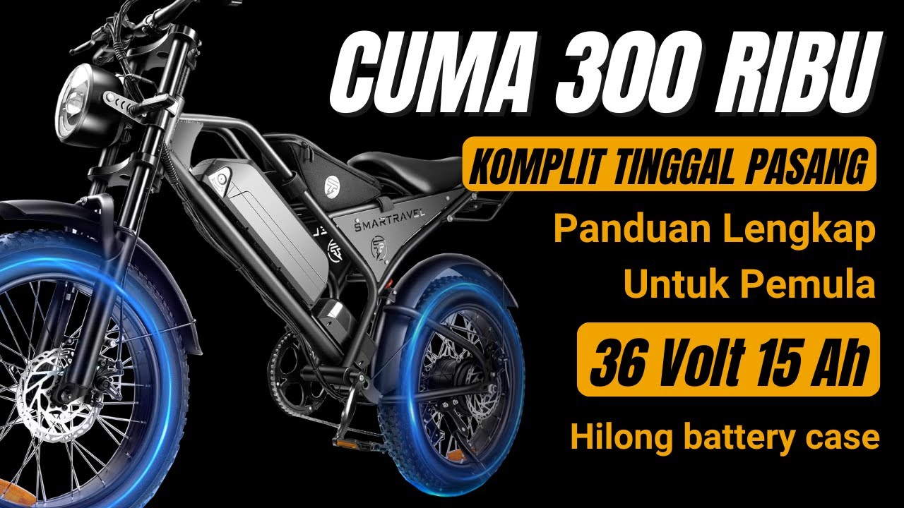 Cara Merakit Baterai Sepeda Listrik 36V 15Ah Menggunakan Casing Hilong