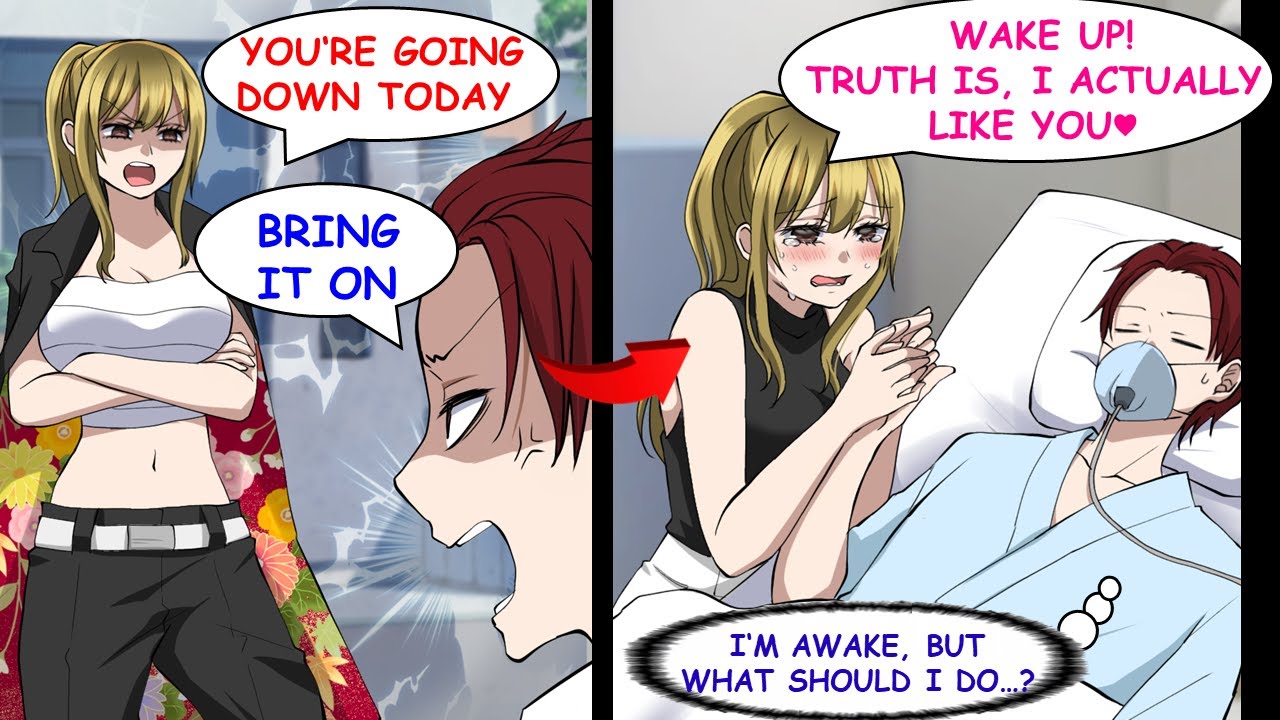 Confessed by This Female Leader of the Rival Gang After I Was Hospitalized Due to an Accident【Manga】