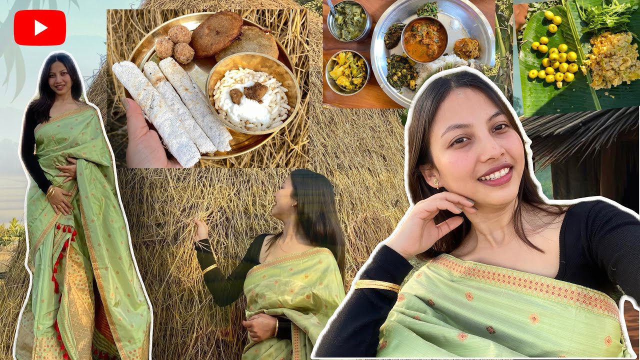 First day at my village 🌾|| celebrating bihu||Lilyrongpharpi
