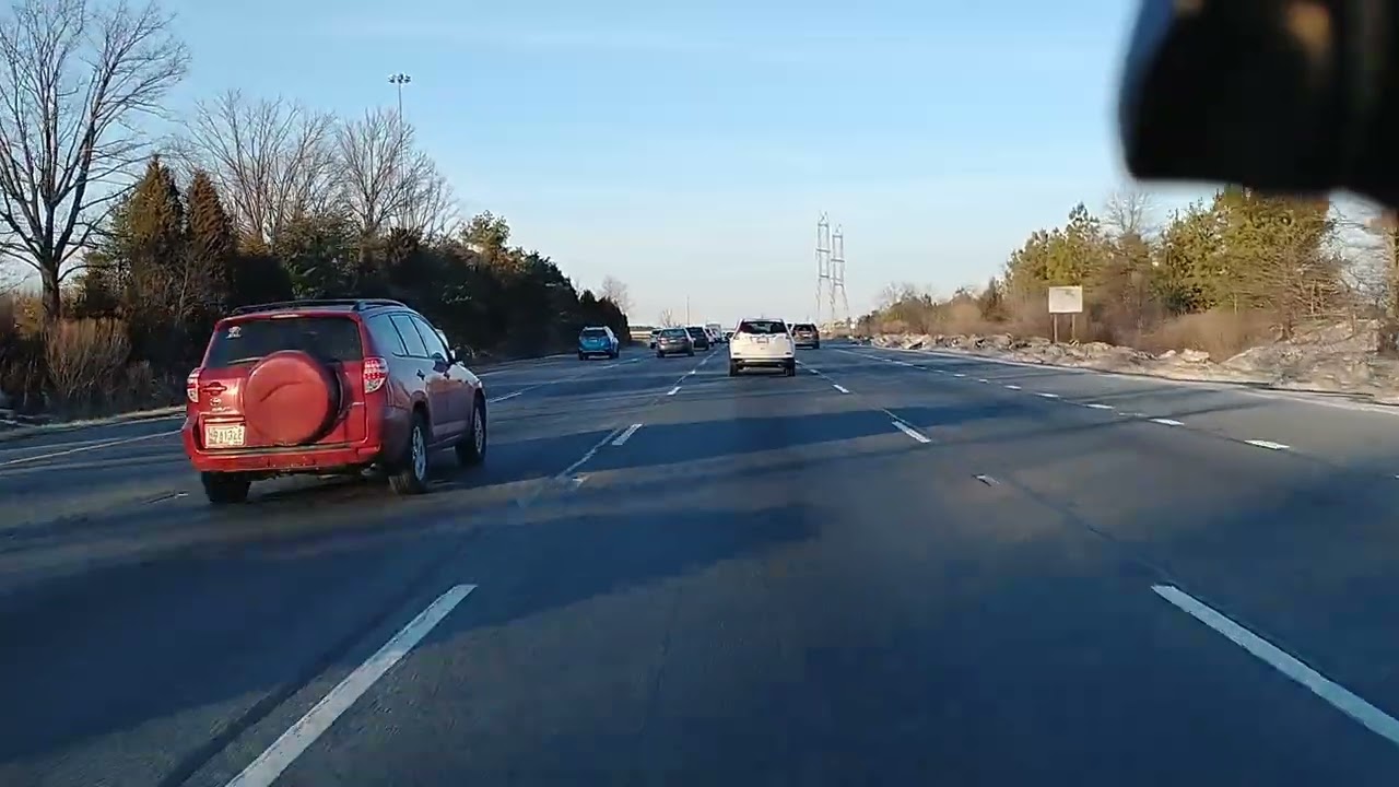 I-495 to I-95 North Toward Baltimore | Sunny Afternoon Commute | Dashcam