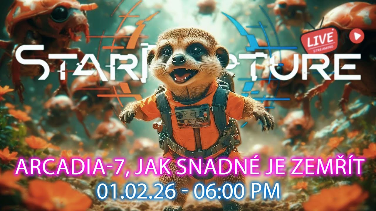 🔴STARRUPTURE | PRŮZKUM NEZNÁMA, TĚŽBA A ÚTĚK PŘED BROUKY 🐜🚀 !DONO !MERCH !SMARTY