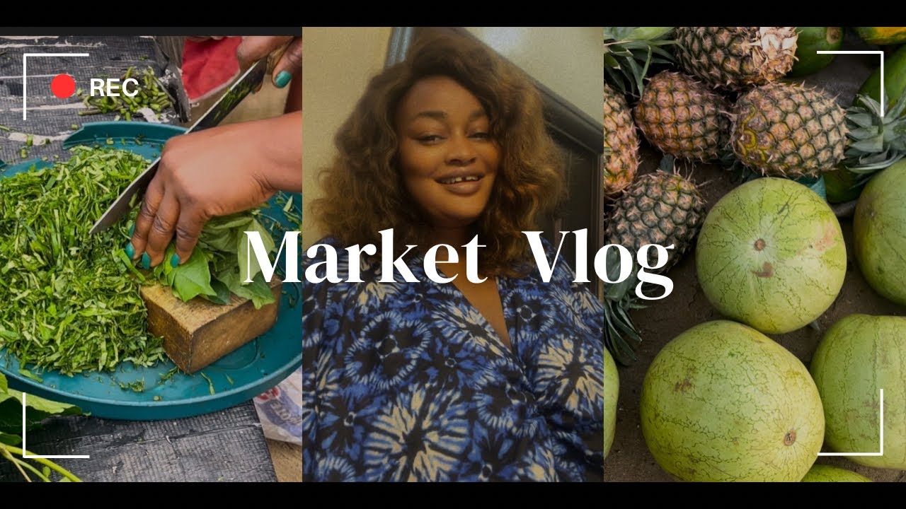 A Day at Lagos Market | Nigerian Foodstuffs Vlog