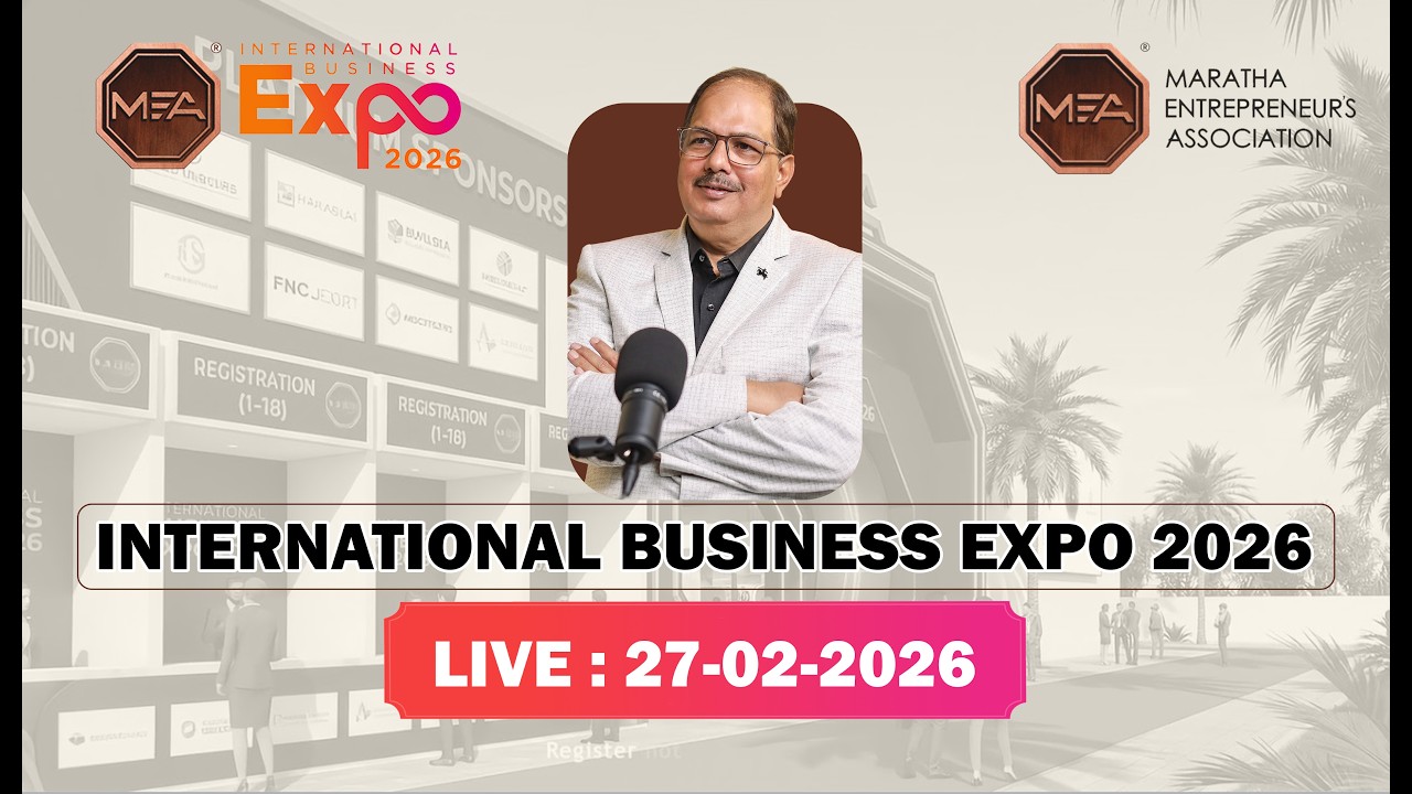 LIVE from MEA International Business Expo 2026 | Where #marathabusiness usiness  Meets the World