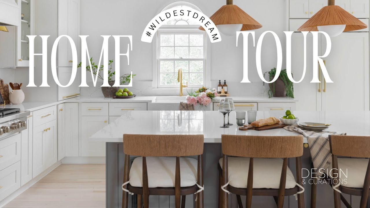 Project #WildestDream | Kitchen, Dining & Living Room Renovation | Organic Modern House Tour